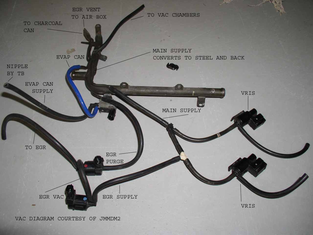 Pictures And Diagrams Of The Vacuum Circuit Of The Ford Probe